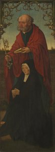 Saint Pierre et un donateur (recto) ; Saint Thomas (verso)