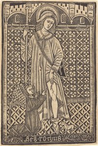 Saint Roch - Workshop of Master of the Cologne Arms