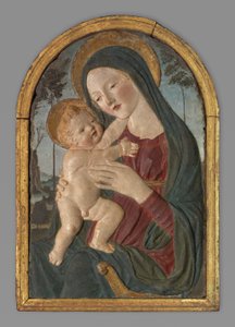 Madone et enfant - Workshop of Neroccio de
