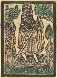 Saint Christophe - Workshop of the Master of the