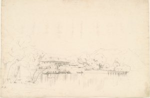 Maisons sur le lac - Worthington Whittredge