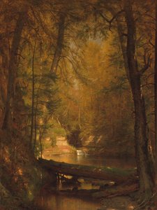 La Piscine à truites, 1870 - Worthington Whittredge