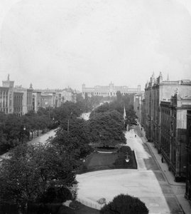 Maximilianstrasse, Munich, Allemagne, vers les années 1900