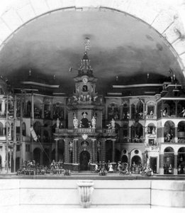 Théâtre mécanique, Château de Hellbrunn, Salzbourg, Autriche, vers 1900