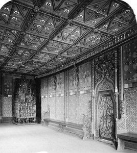Chambre des Princes, Forteresse de Salzbourg, Autriche, c1900 - Wurthle and Sons