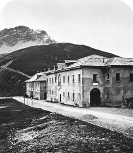 Santa Maria, sur le col de montagne d