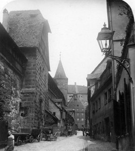 Le Tiergartnertor, Nuremberg, Allemagne, vers 1900 - Wurthle and Sons