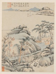 Album de paysages saisonniers, feuille F feuille précédente 5, 1668