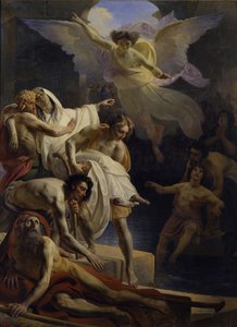 La guérison à la piscine de Siloé, 1845 - Yakov Fyodorovich Kapkov