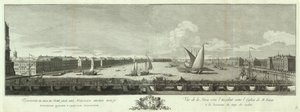 Vue de la rivière Neva entre l