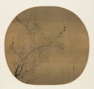 Fleurs de prunier au clair de lune, première moitié du 14e siècle