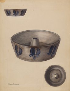 Plat à Four, vers 1936 - Yolande Delasser