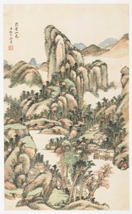 Couleur de montagne sur le mont Liangchang, d