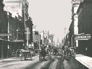 George Street, Sydney, Australie, 1895