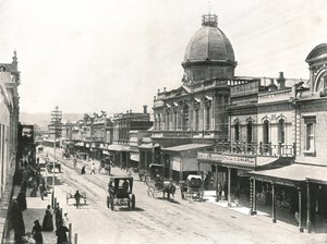 Rundle Street, Adélaïde, Australie, 1895