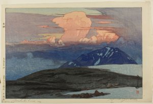 Montagnes Goshiki (Goshikihara), de la série "Douze scènes des Alpes japonaises (Nihon arupusu junidai no uchi)" - Yoshida Hiroshi