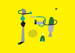 Composition géométrique abstraite, 2017 (illustration vectorielle)