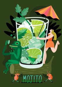Mojito, 2017 (illustration vectorielle)