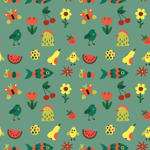 Motif sans couture, 2018 (graphique vectoriel)