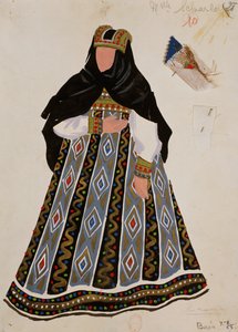 Costume pour le personnage de la nourrice dans 