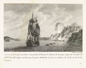 Jan Bart attaque six navires hollandais au large du Portugal, 1693 - Yves Marie Le Gouaz