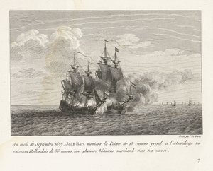 Jean Bart capture une frégate hollandaise, 1677 (Recueil des combats) - Yves Marie Le Gouaz