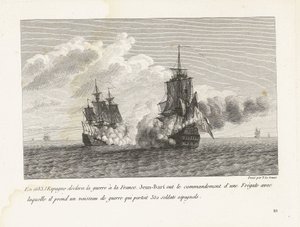 Jan Bart capture un navire espagnol avec 350 soldats à bord, 1683 - Yves Marie Le Gouaz