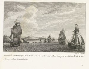 Jean Bart sur la côte anglaise près de Newcastle, 1692