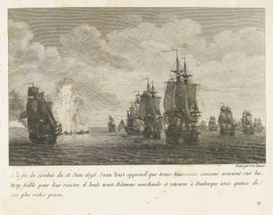 Rencontre entre une flotte sous Jan Bart et une flotte hollandaise, 1696 - Yves Marie Le Gouaz