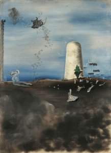 La mort observe sa famille - Yves Tanguy