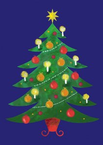 Sapin de Noël festif - Yvonne Gustafsson