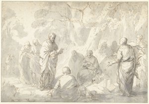 Philosophes discutant de la transmigration des âmes - Zacharias Blijhooft