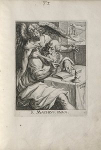 Saint Matthieu, planche 1 des Quatre Évangélistes - Zacharias Dolendo