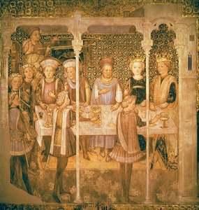 Banquet pour la reine Teodolinda, des 