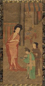 Yang Guifei après le bain - Zhou Fang