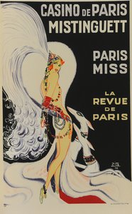 Casino de Paris. Mistinguett. Paris Miss, 1930