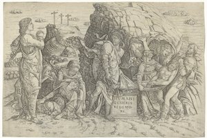 Mise au tombeau du Christ - Zoan Andrea (possibly)