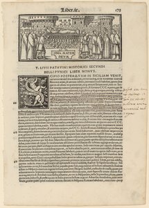 Page de Livius Historiabum Libri - Zoan Andrea
