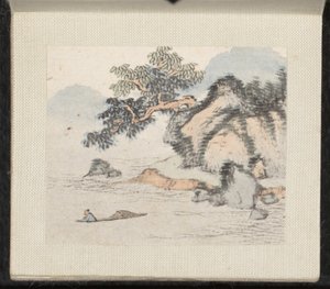 Paysages miniatures, datables de 1751-54 (album de huit feuilles ; encre et couleur sur papier)