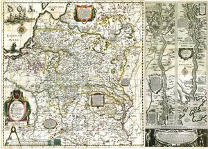 Carte du Grand-Duché de Lituanie - Радзівіла Сіроткі