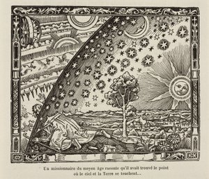 Un missionnaire médiéval trouve le point où le ciel et la terre se touchent - Frederick (attr. to) Barnard