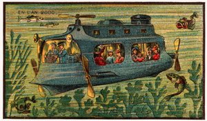 Un bus sous-marin, vers 1910 - . .