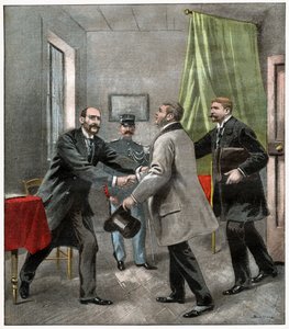 Alfred Dreyfus avec ses avocats