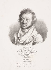 Andre-Marie Ampere, physicien et mathématicien français, vers 1820 - Frederick (attr. to) Barnard