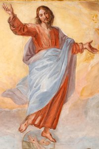 Ascension du Christ. La Basilique della Santissima Annunziata del Vastato. Gênes. Italie. - . .