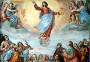 Ascension du Christ. La Basilique della Santissima Annunziata del Vastato. Gênes. Italie.