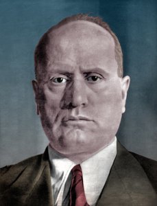 Benito Mussolini - . .