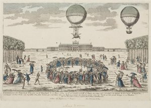Première ascension en ballon de Blanchard, 2 mars 1784