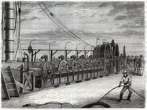 Câble télégraphique sous-marin - Frederick (attr. to) Barnard