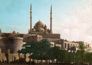 Le Caire, la citadelle de Saladin (Égypte), vers 1920 (photo) - . .